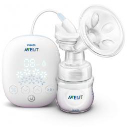 Электрический молокоотсос Avent SCF301/02 c с возможностью переключения на ручной